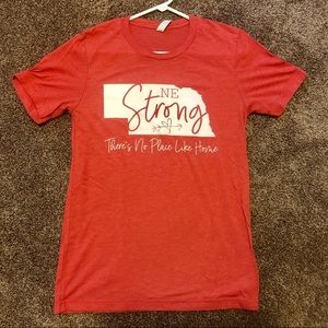 Nebraska Strong Red T-Shirt